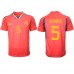 Spanien Sergio Busquets #5 Replika Hemma matchkläder VM 2022 Korta ärmar